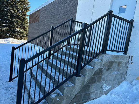 Ultralox railings on stairs